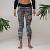 Leggings - Puddles design red