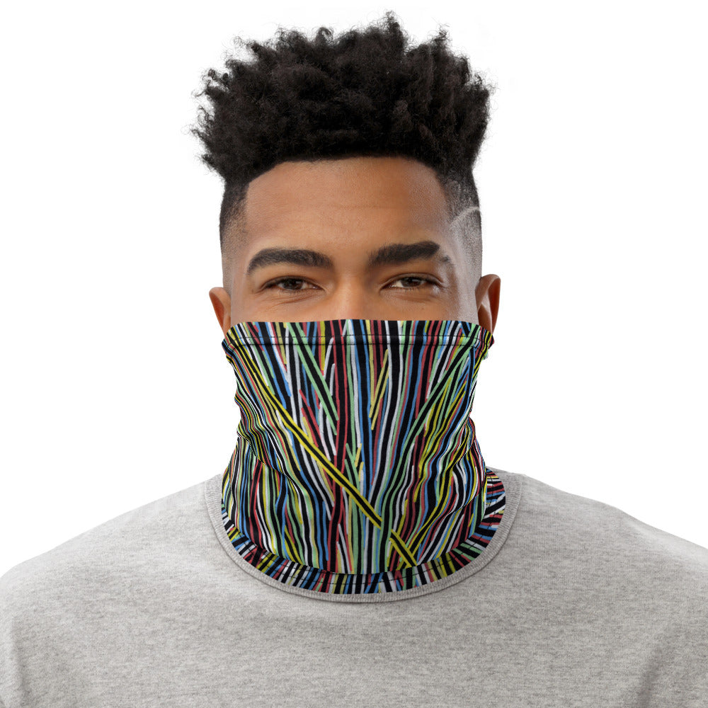 Abstract design Neck Gaiter / face covering