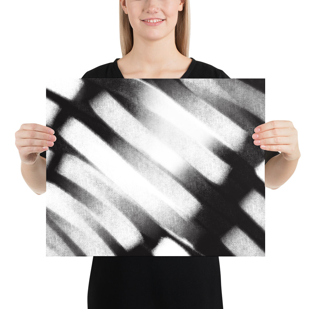 Zig-Zag Giclée print